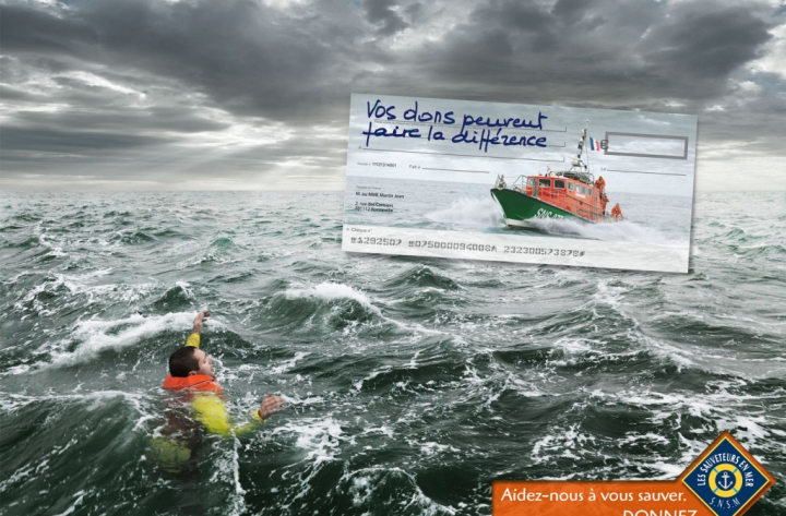 French Lifeguard donation campaign