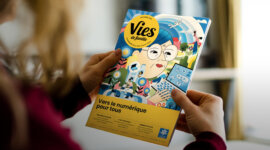 Nouvelle identité pour le magazine Vies de famille de la CAF