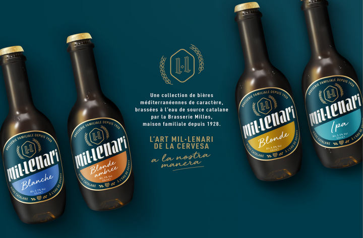 La Brasserie Milles lance sa première bière craft Mil.lenari