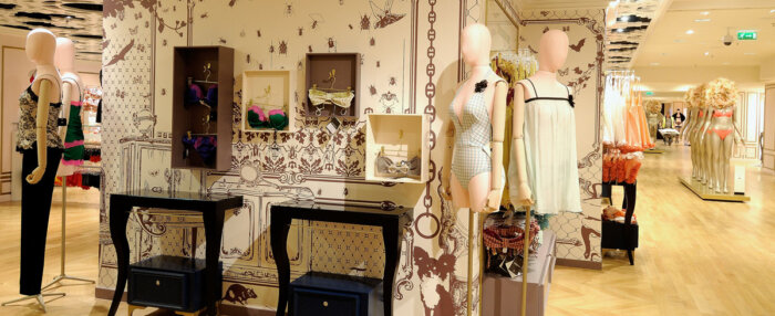 ACO Design dans les dessous des Galeries Lafayette
