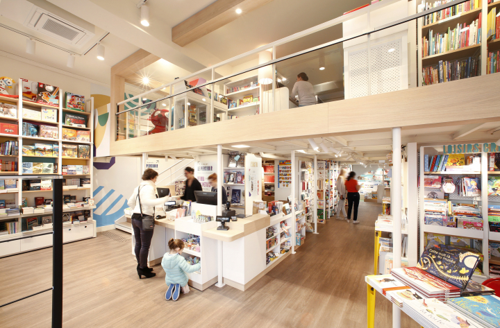 Rénovation de la librairie Le Divan Perché