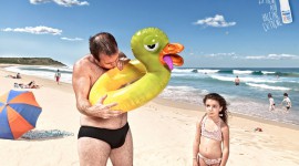 Inflatable duck
