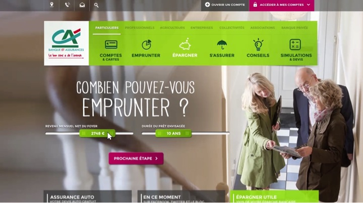 Crédit Agricole – Site CA.fr
