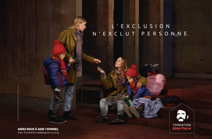 Campagne print – L&rsquo;exclusion n&rsquo;exclut personne