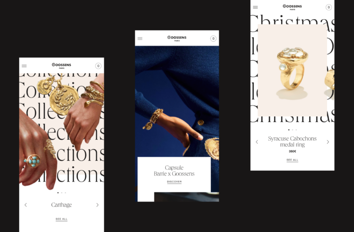 Site E-commerce – Gossens