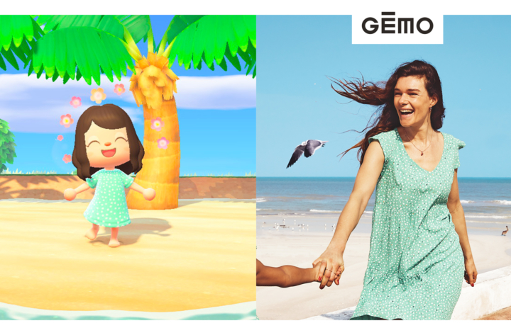 Campagne digitale Animal Crossing x Gémo #gaming #digital