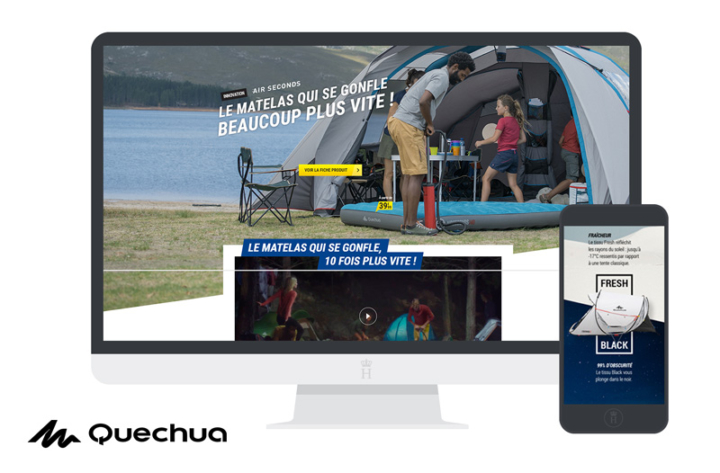RENFORCER LE E-COMMERCE ET LE ROPO pour QUECHUA
