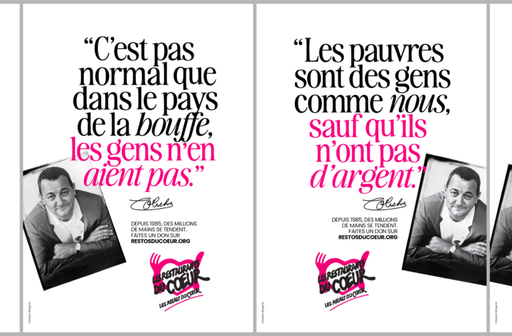 Pour les 40 ans des Restos du Cœur,  l’agence Change signe une campagne pas comme les autres