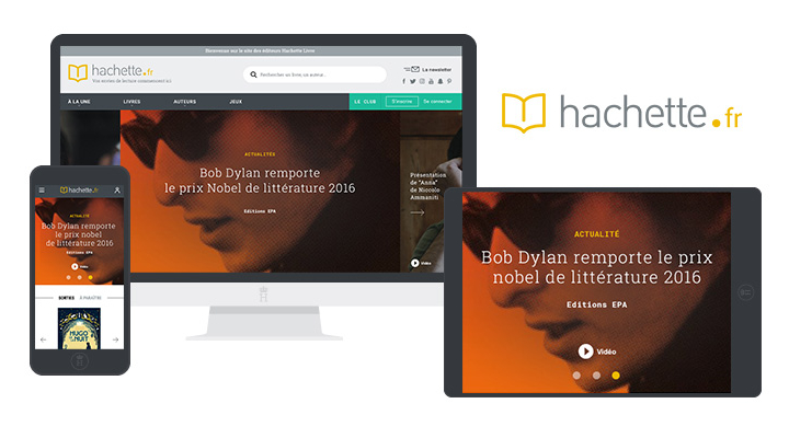 Refonte site internet : Hachette.fr