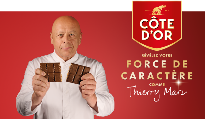 CÔTE D’OR VOUS INVITE À RÉVÉLER VOTRE FORCE DE CARACTÈRE, AUX CÔTÉS DE THIERRY MARX