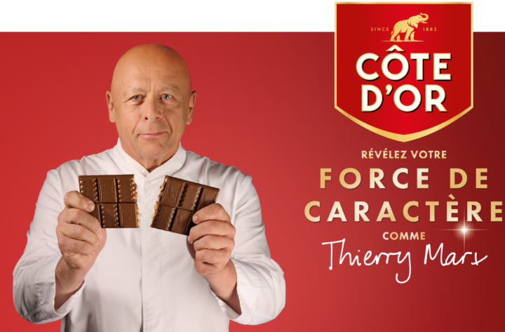 CÔTE D’OR VOUS INVITE À RÉVÉLER VOTRE FORCE DE CARACTÈRE, AUX CÔTÉS DE THIERRY MARX