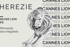 Cannes Lions – 3 Bronze et 1 Silver pour HEREZIE !