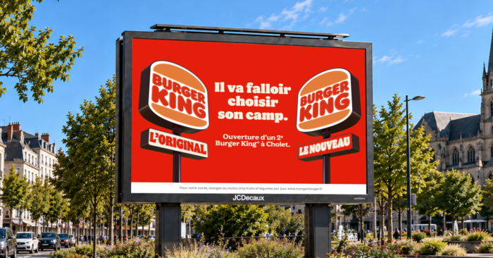 À Cholet, Burger King et Saatchi & Saatchi France arrivent pour concurrencer… Burger King.