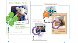 Les porte-bonheur famille – Concept / Supports PLV et MD