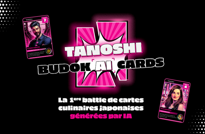 TANOSHI BUDOK[AI] CARDS, les 1ères battles de cartes culinaires japonaises, générées par IA