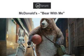 AD Forum – McDonald&rsquo;s Bear with me