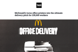 Community Design Taxi – McDonald&rsquo;s « Office Delivery »