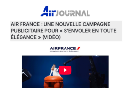AIR JOURNAL – Air France S&rsquo;envoler en toute élégance