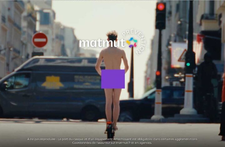 Matmut Prévention et Saatchi & Saatchi France mettent à nu le défaut d&rsquo;assurance en trottinette