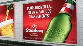 Kronenbourg reprend la parole avec une campagne de presse et d’affichage.