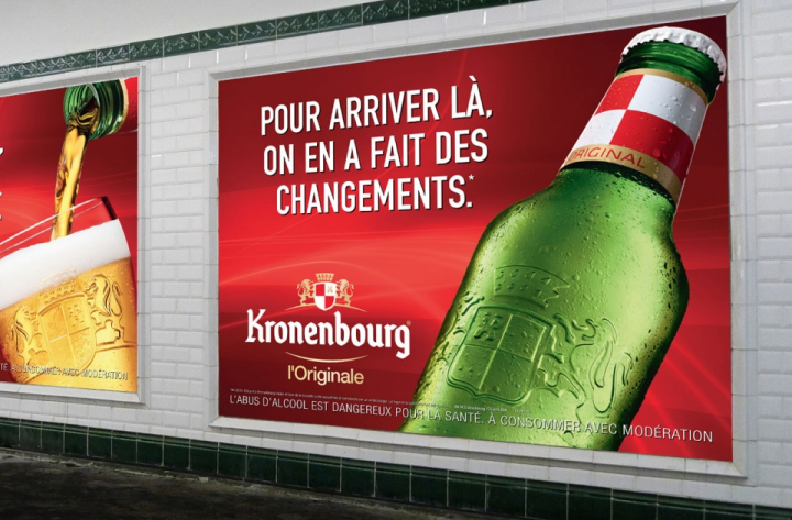 Kronenbourg reprend la parole avec une campagne de presse et d’affichage.