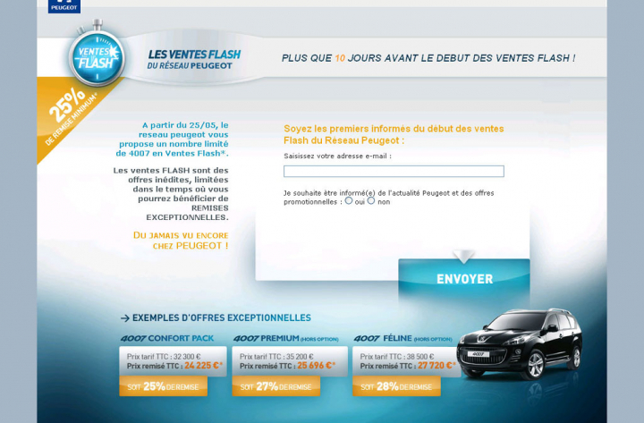 Peugeot webstore