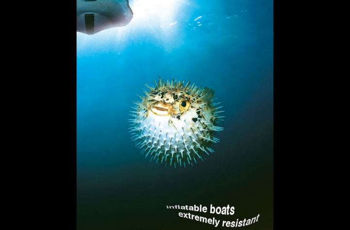 Affiche HONWAVE pour HONDA MARINE