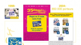 La carte Castorama, l’Atout – Campagne CRM (carte de fidélite)