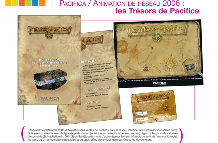 Animation de réseau: Les trésors de Pacifica