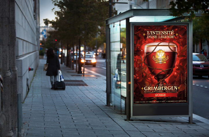 Grimbergen – L’intensité d’une légende – campagne d’affichage