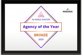 MAKHEIA NOMMÉ  AGENCY OF THE YEAR 2020  AUX AD WORLD MASTERS