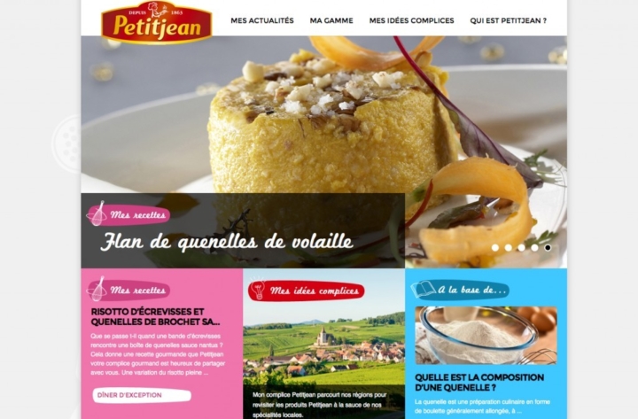 Lancement du nouveau site Petitjean