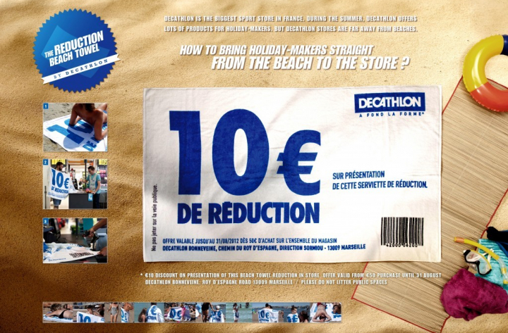 The reduction beach towel