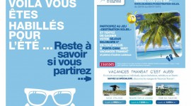 Asile Vacances Transat dans des colis 3 Suisses