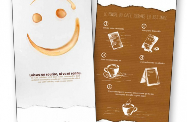 Développement de la campagne de communication Café Solidaire