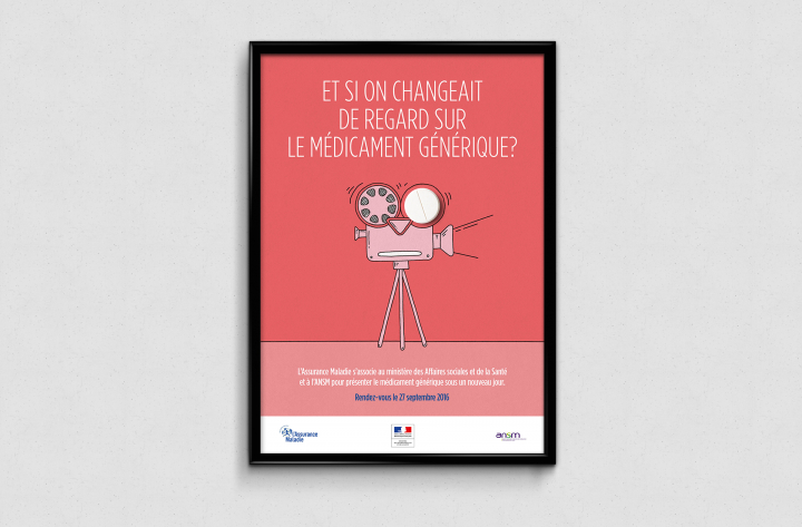 Campagne communication 360° « Médicaments génériques »