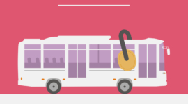 La nouvelle campagne pour les bus hybrides Transdev imaginée par W
