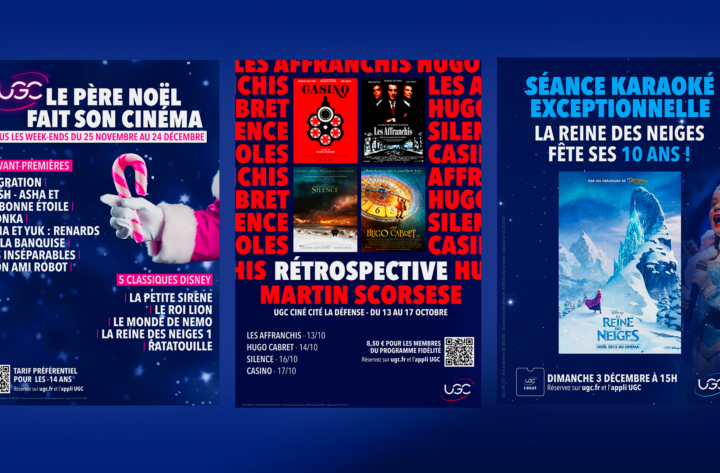 Brainsonic est la nouvelle agence de communication des cinémas du Groupe UGC.