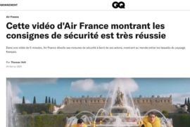 GQ – Cette vidéo d’Air France montrant les consignes de sécurité est très réussie