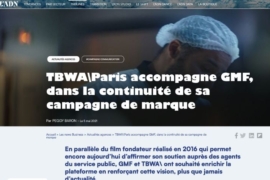 L’ADN – TBWA\Paris accompagne GMF, dans la continuité de sa campagne de marque