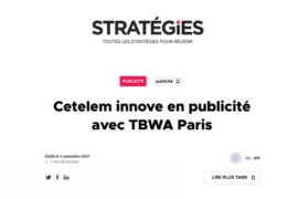 Stratégies – Cetelem innove en publicité avec TBWA Paris