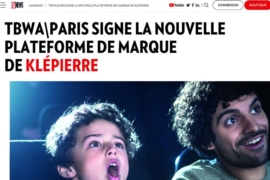 CB News – TBWA\PARIS SIGNE LA NOUVELLE PLATEFORME DE MARQUE DE KLÉPIERRE