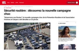 RTL – Sécurité routière : découvrez la nouvelle campagne choc