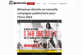 20 minutes – Winamax dévoile sa nouvelle campagne publicitaire pour l’Euro 2024