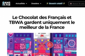 Dans ta Pub – Le Chocolat des Français et TBWA gardent uniquement le meilleur de la France