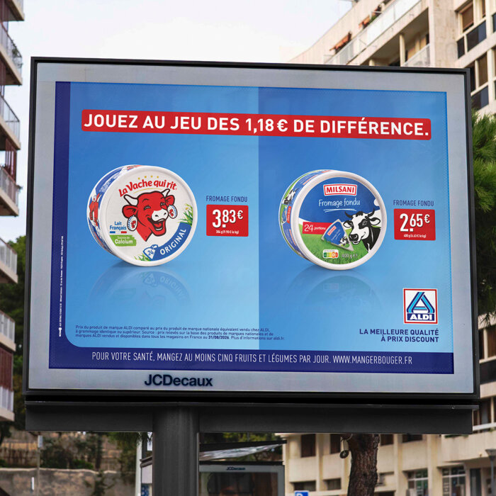 7 DIFFÉRENCES ? CHEZ ALDI, IL N’Y EN A QU’UNE.