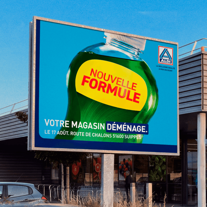 ALDI MET LE PAQUET POUR SES OUVERTURES DE MAGASINS AVEC BUZZMAN