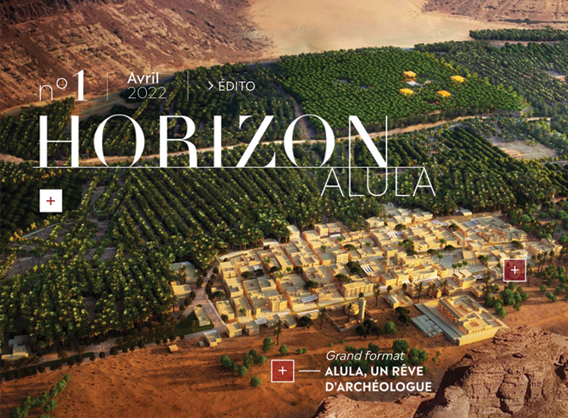 Campagne de lancement du magazine digital Horizon AlUla