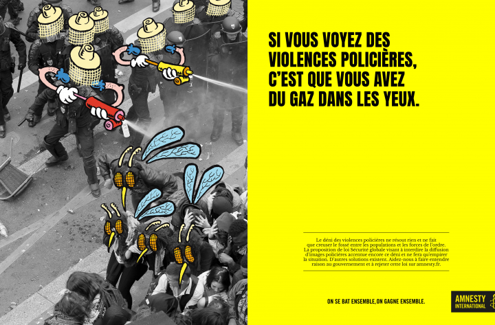Campagne Affichage et Digital – Violences policières