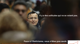 Campagne d’affichage pour l’Agence Nationale de Lutte Contre l’illettrisme